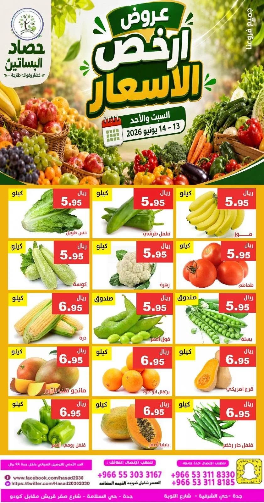 Best Fresh Offers — Hasad Albasateen in Jeddah — page 1