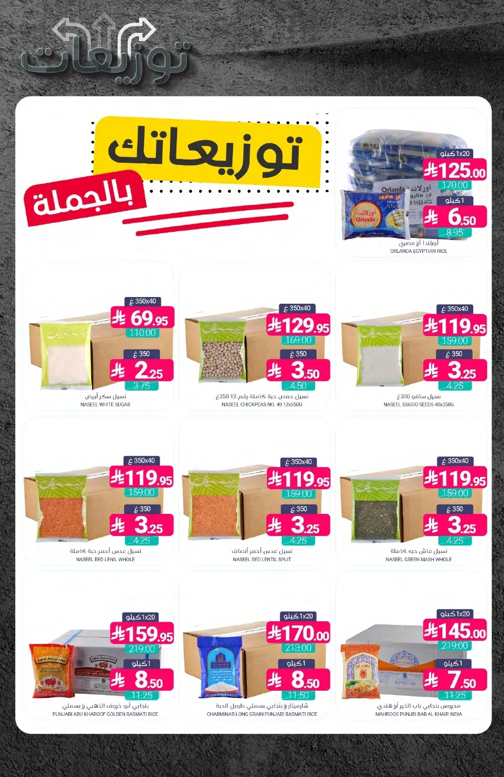 اسواق المنتزه — العروض الاسبوعية · صفحة 1