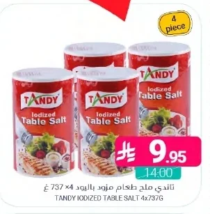 تاندي ملح طعام مزود باليود