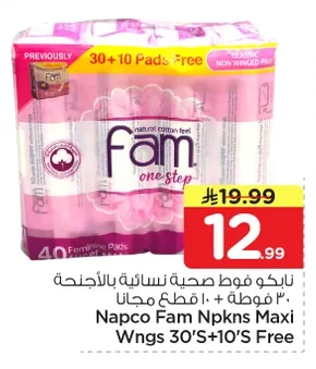 Sanitary Pads with Wings
