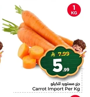 Carrot Import Per Kg