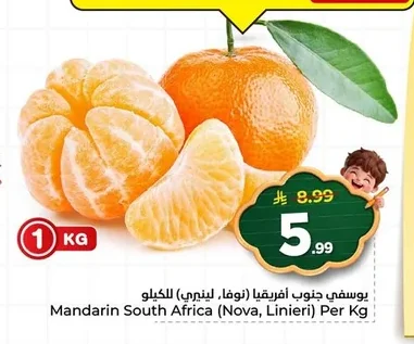 Mandarin South Africa (Nova, Linieri) Per Kg