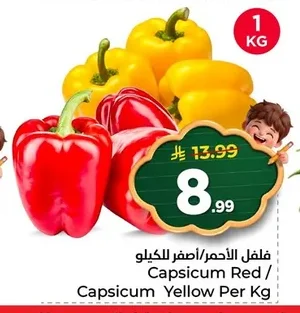 Capsicum Red / Capsicum Yellow Per Kg