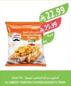 Al Kabeer Tempura Chicken Nuggets 750g