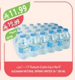 Aquana Natural Spring Water 24 x 200ml