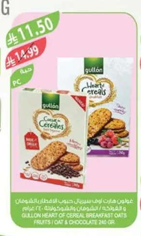 Gullon Heart of Cereal Breakfast Oats Fruits / Oat & Chocolate
