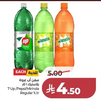 7 Up Plastic Bottle