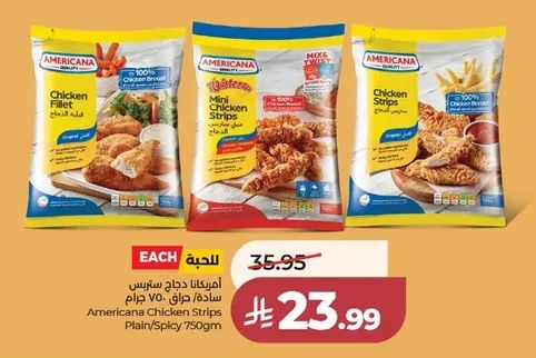 Americana Plain Chicken Strips