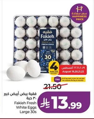 Fakieh Large White Eggs