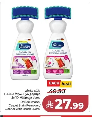 Carpet Stain Remover with Brush