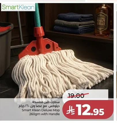 Smart Klean Deluxe Mop 260gm with Handle