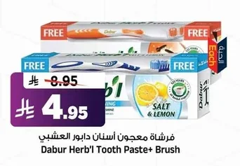 فرشاة معجون أسنان دابور العشبي