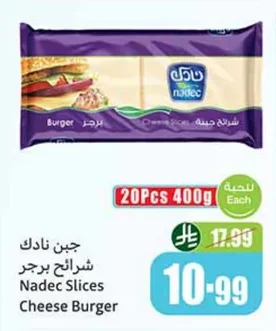 جبن نادك شرائح جبنة برجر
