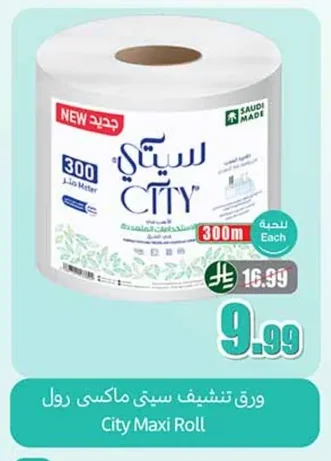 ورق تنشيف سيتي ماكسي رول