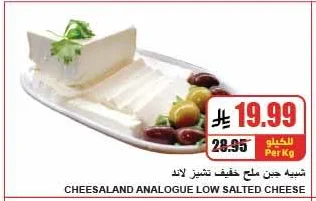 شبيهة جبن ملح خفيف تشيز لاند