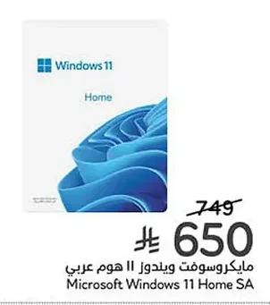 مايكروسوفت ويندوز ١١ هوم عربي