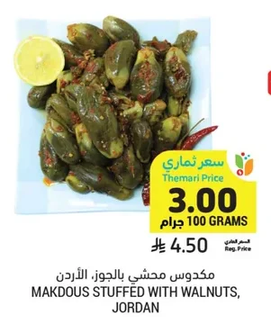 مكدوس محشي بالـجوز، الأردن