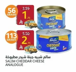 سالم شبيهة جبنة شيدر مطبوخة