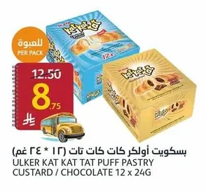 Puff Pastry Custard / Chocolate Biscuits