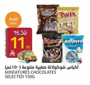 MINIATURES CHOCOLATES SELECTED