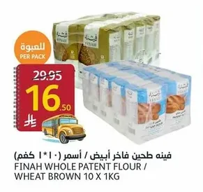 فينـه طحين فاخر أبيض / أسمر