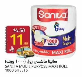 سانيتا ماكسي رول ( ۱۰۰۰ ورقة)