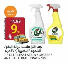 Jif Ultra Fast Stain / Grease / Antibacterial Spray