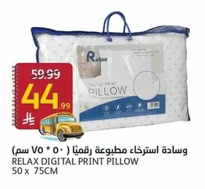 وسادة استرخاء مطبوعة رقميا ( ٥٠ * ٧٠ سم)