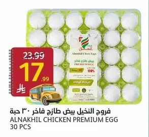 فروج النخيل بيض طازج