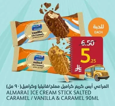 Almarai Salted Caramel / Vanilla Caramel Ice Cream