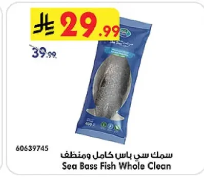 Sea Bass Fish Whole Clean