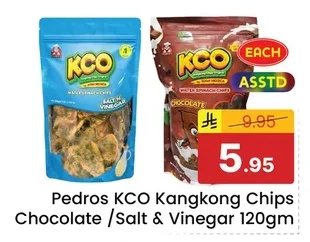 KCO Kangkong Chips Chocolate / Salt & Vinegar
