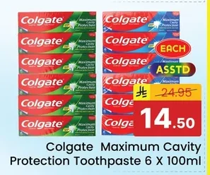 Colgate Maximum Cavity Protection Toothpaste 6 X 100ml