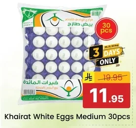 بيض أبيض متوسط
