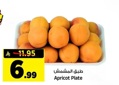 طبق المشمش