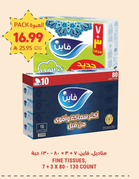 Fine Facial Tissues