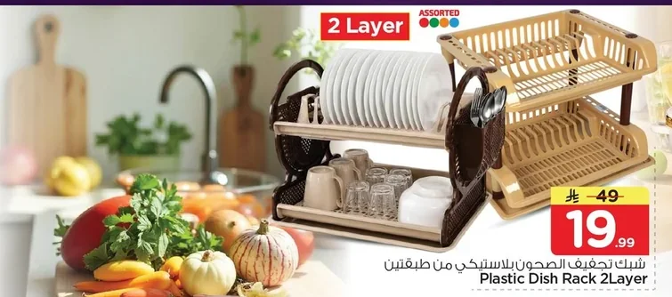 Plastic Dish Rack 2Layer