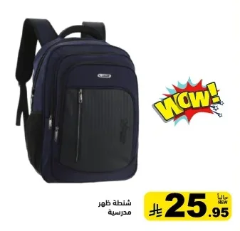 شنطة ظهر مدرسية