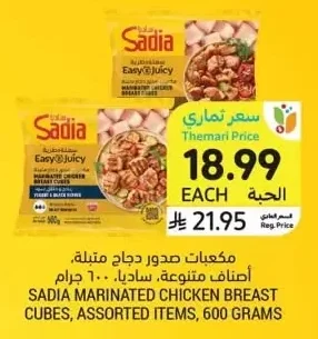 Marinated Chicken Breast Cubes