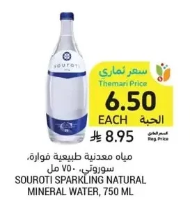 مياه معدنية طبيعية فوارة، سوروتی
