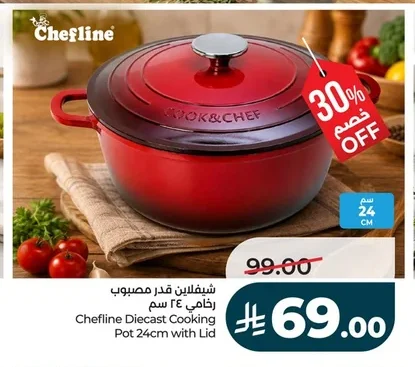 شيفلاين قدر ضغط رخامي ٢٤ سم