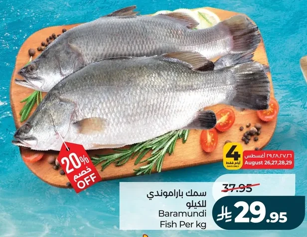 Baramundi Fish Per kg