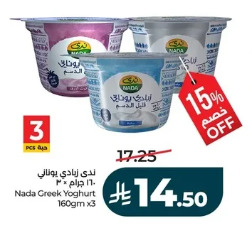 ندى زبادي يوناني