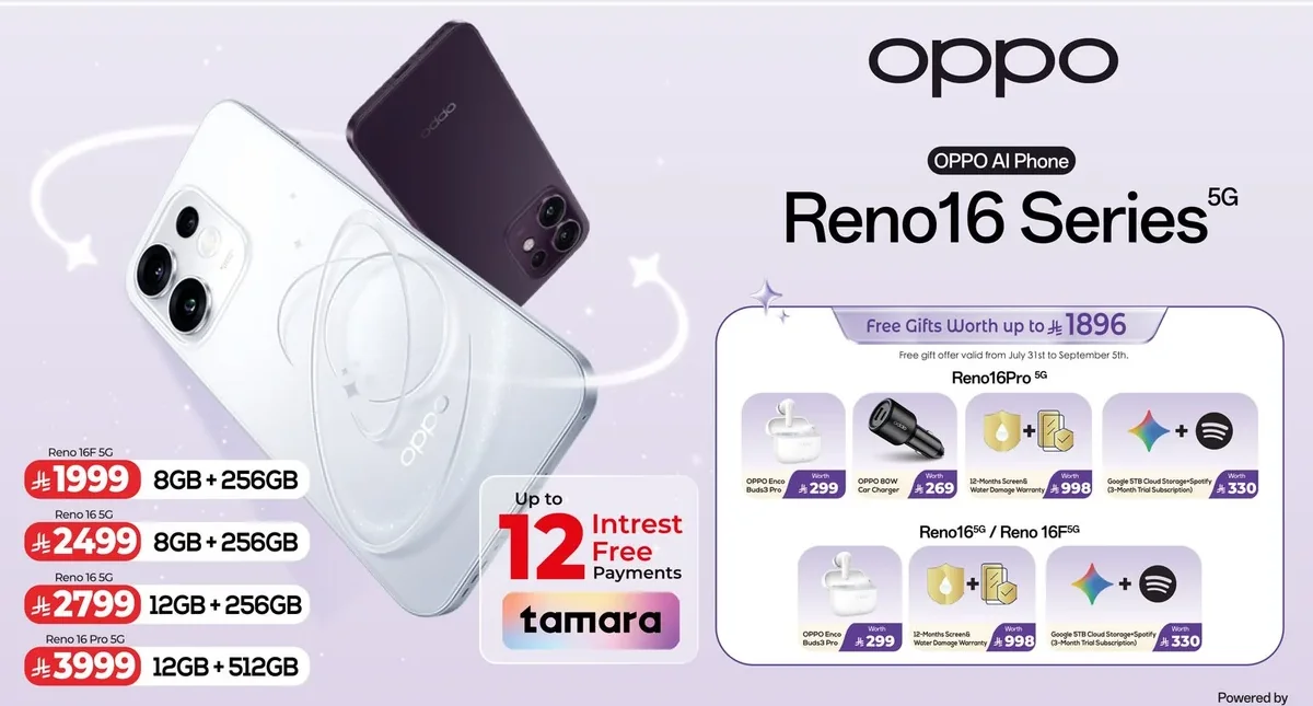 OPPO Reno16 Series 5G