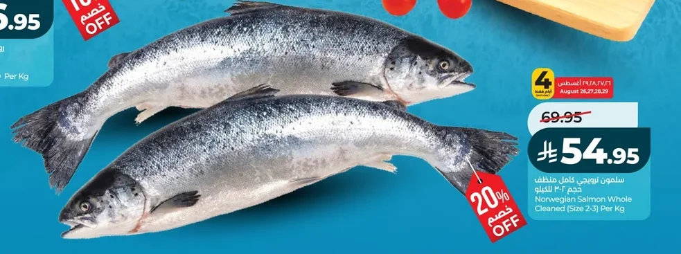 Norwegian Salmon Whole Cleaned