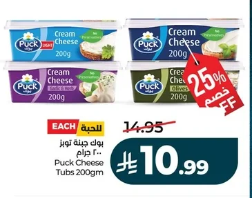 Puck Cheese Tubs