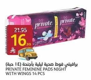 Feminine Pads Night With Wings