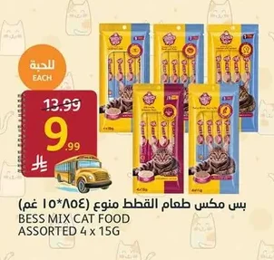 Bess Cat Food Assorted (4 x 15g)
