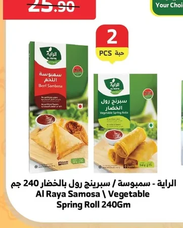 الراية - سمبوسة / سبرينج رول بالخضار