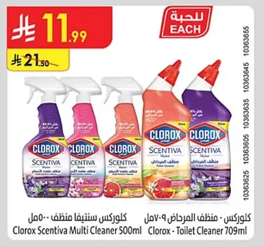 Toilet Cleaner & Scentiva Multi Cleaner